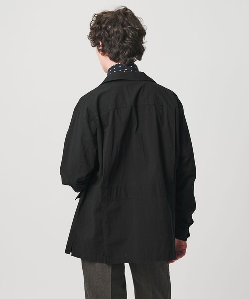UNITED ARROWS(ユナイテッドアローズ)の「ギザコットン コードレーン サファリジャケット(ミリタリージャケット・メンズ・ブラック/ベージュ・S/M/L/XL)」の7枚目の写真