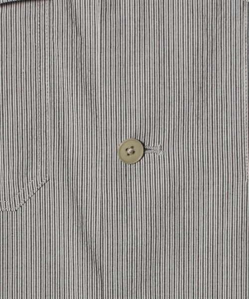 UNITED ARROWS(ユナイテッドアローズ)の「ギザコットン コードレーン サファリジャケット(ミリタリージャケット・メンズ・ブラック/ベージュ・S/M/L/XL)」の19枚目の写真