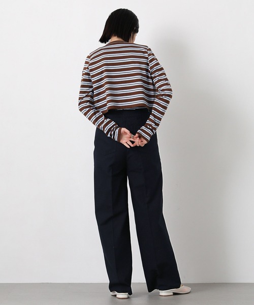 Le Minor(ルミノア)の「ルミノアマリンワイドパンツ(その他パンツ・レディース・ネイビー・24/23)」の6枚目の写真