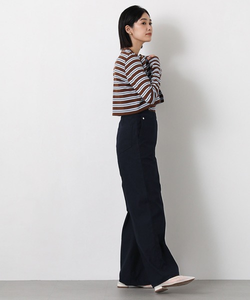 Le Minor(ルミノア)の「ルミノアマリンワイドパンツ(その他パンツ・レディース・ネイビー・24/23)」の7枚目の写真