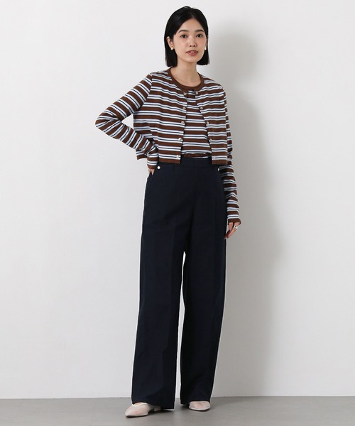 Le Minor(ルミノア)の「ルミノアマリンワイドパンツ(その他パンツ・レディース・ネイビー・24/23)」の8枚目の写真