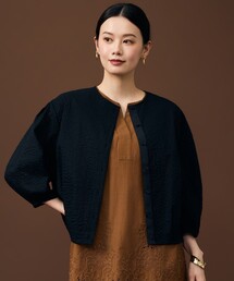 エアリーコットンリップボリュームスリーブ ブラウス