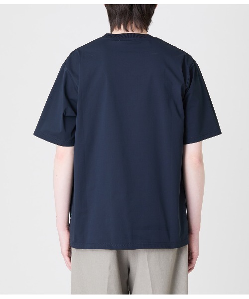 Park Slope NEWYORKER(パークスロープニューヨーカー)の「【ストレッチ・デイリー・テック感】テックTシャツ(Tシャツ/カットソー・メンズ・グレー系その他/ネイビー・LL/L/M/S)」の8枚目の写真