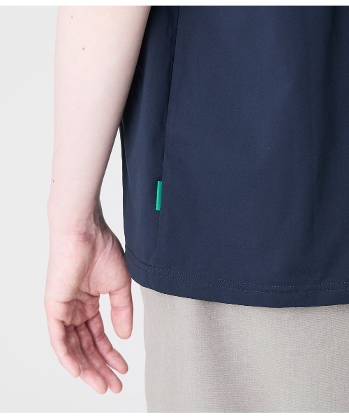 Park Slope NEWYORKER(パークスロープニューヨーカー)の「【ストレッチ・デイリー・テック感】テックTシャツ(Tシャツ/カットソー・メンズ・グレー系その他/ネイビー・LL/L/M/S)」の11枚目の写真