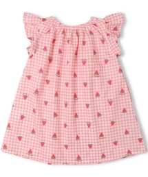 Moujonjon | フルーツチェック柄ワンピース(ワンピース)