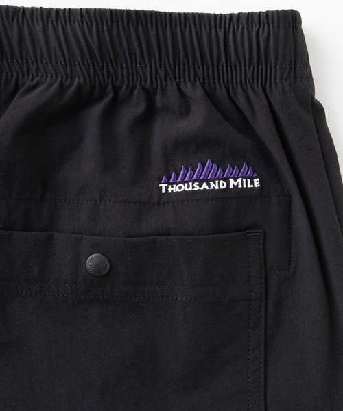 THOUSAND MILE(サウザンドマイル)の「THOUSAND MILE/サウザンドマイル SHORT SLEEVE T-SHIRT & LONG PANTS SET ストレッチ性 UVカット セットアップ 2026年春夏(セットアップ・メンズ・ブラック/チャコール・XS/M/L/XL)」の3枚目の写真
