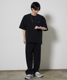 THOUSAND MILE（サウザンドマイル）の「THOUSAND MILE/サウザンドマイル SHORT SLEEVE T-SHIRT & LONG PANTS SET 半袖 Tシャツ フルレングス パンツ ワイドパンツ 長ズボン ナップサック 3点セット セットアップ ストレッチ ドライタッチ UVカット メンズ レディース 2026年 夏 夏服（セットアップ）」
