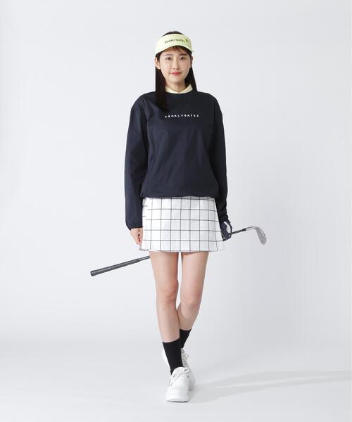 PEARLY GATES(パーリーゲイツ)の「【PEARLY GATES】Peカチオンメランジ天竺スカート <ウィンドペン>(スカート・レディース・ホワイト系その他・SMALL)」の3枚目の写真