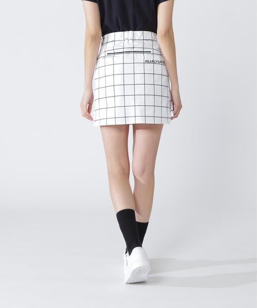 PEARLY GATES(パーリーゲイツ)の「【PEARLY GATES】Peカチオンメランジ天竺スカート <ウィンドペン>(スカート・レディース・ホワイト系その他・SMALL)」の8枚目の写真