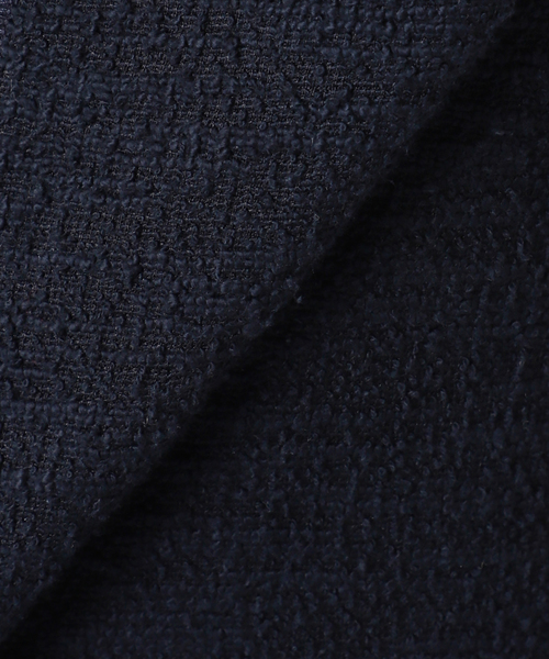 Bonum（ボナム）の「TWEED CUT STAND NECK TOPS：カットソー（Tシャツ/カットソー・レディース・ネイビー・FREE）」の21枚目の写真