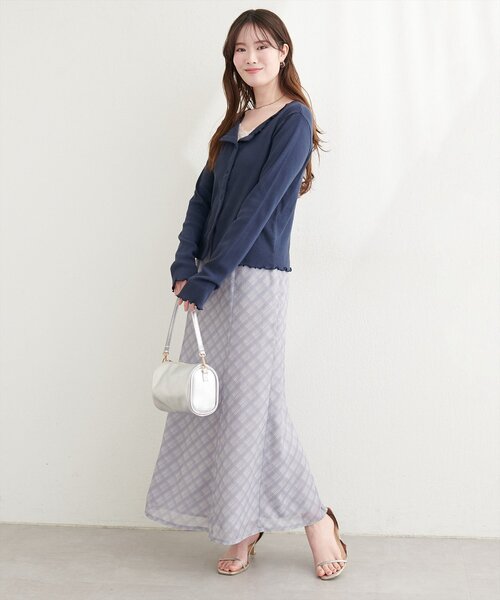 natural couture(ナチュラルクチュール)の「レースデザインカットソー(Tシャツ/カットソー・レディース・オフホワイト/サックスブルー/ピンク/ネイビー・FREE)」の22枚目の写真