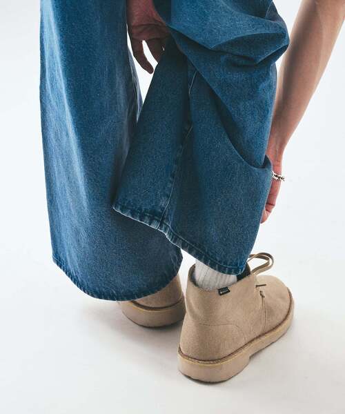 417 EDIFICE（フォーワンセブンエディフィス）の「12.5OZ フェードグレー ワイドデニム（デニムパンツ・メンズ・ネイビー/ブラック/チャコールグレー/ライトグレー/グリーン・MEDIUM/LARGE）」の11枚目の写真