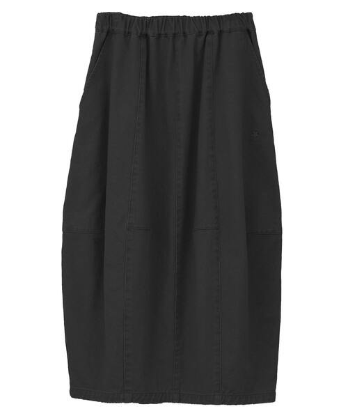 CONVERSE TOKYO（コンバーストウキョウ）の「VINTAGE-LIKE BARREL SKIRT（スカート・レディース・ブラック/グレー・FREE）」の2枚目の写真