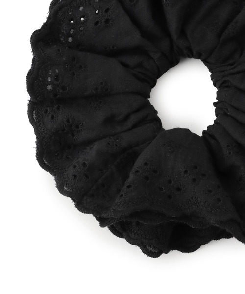 VIS(ビス)の「コットンレースシュシュ(シュシュ・レディース・ブラック/オフホワイト・FREE)」の10枚目の写真