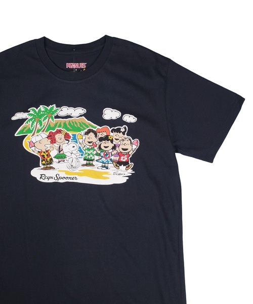 PEANUTS(ピーナッツ)の「【T18】【PEANUTS/ピーナッツ】PEANUTS IN HAWAII TEE(Tシャツ/カットソー・メンズ・ブルー/ホワイト・MEDIUM/LARGE/SMALL)」の10枚目の写真