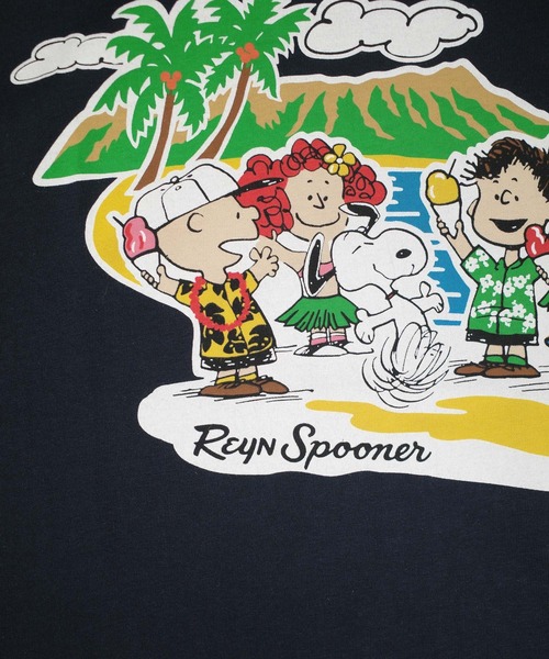 PEANUTS(ピーナッツ)の「【T18】【PEANUTS/ピーナッツ】PEANUTS IN HAWAII TEE(Tシャツ/カットソー・メンズ・ブルー/ホワイト・MEDIUM/LARGE/SMALL)」の13枚目の写真