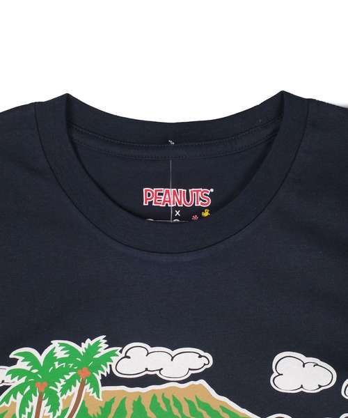 PEANUTS(ピーナッツ)の「【T18】【PEANUTS/ピーナッツ】PEANUTS IN HAWAII TEE(Tシャツ/カットソー・メンズ・ブルー/ホワイト・MEDIUM/LARGE/SMALL)」の14枚目の写真