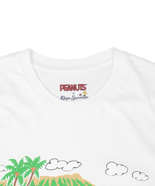 PEANUTS(ピーナッツ)の「【T18】【PEANUTS/ピーナッツ】PEANUTS IN HAWAII TEE(Tシャツ/カットソー・メンズ・ブルー/ホワイト・MEDIUM/LARGE/SMALL)」の5枚目の写真