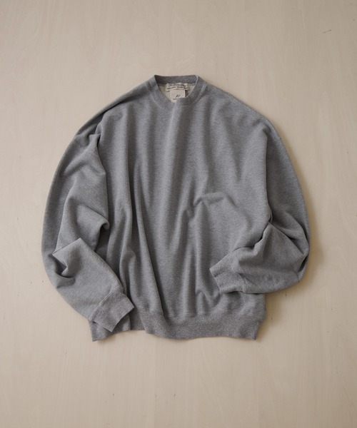 REMI RELIEF（レミレリーフ）の「【REMI RELIEF/レミレリーフ】SP加工裏毛BIGサイズクルー（スウェット・メンズ・サックスブルー/グレー・L/M）」の10枚目の写真