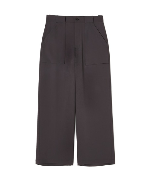 N.HOOLYWOOD COMPILE(N.ハリウッド コンパイル)の「PATCH POCKET WIDE TROUSERS(スラックス・メンズ・チャコール/ブラック・40/38/36)」の2枚目の写真
