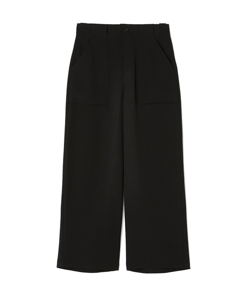 N.HOOLYWOOD COMPILE(N.ハリウッド コンパイル)の「PATCH POCKET WIDE TROUSERS(スラックス・メンズ・チャコール/ブラック・40/38/36)」の1枚目の写真