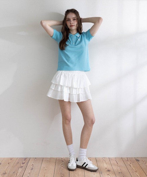 U.S. POLO ASSN.(ユーエスポロアッスン)の「【U.S. POLO ASSN.】clear 別注 鹿の子ポロシャツ(ポロシャツ・レディース・ネイビー/アイボリー/レッド/ブルー・F)」の14枚目の写真