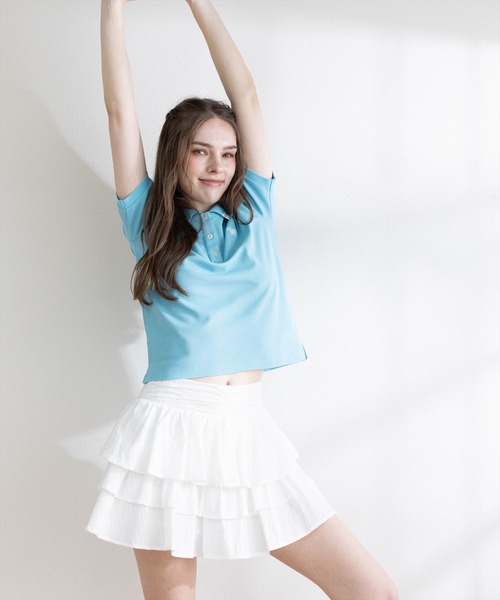U.S. POLO ASSN.(ユーエスポロアッスン)の「【U.S. POLO ASSN.】clear 別注 鹿の子ポロシャツ(ポロシャツ・レディース・ネイビー/アイボリー/レッド/ブルー・F)」の12枚目の写真