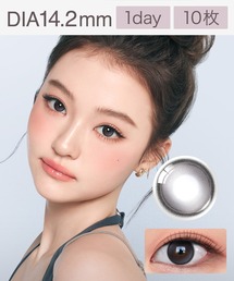 OLENS（オーレンズ）の「OLENS Glowy Tear 1day チャコール（10枚入り）（コンタクトレンズ・カラコン）」