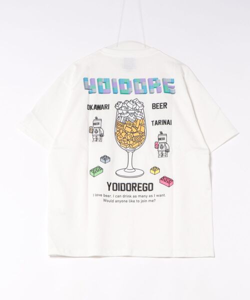 go slow caravan(ゴースローキャラバン)の「YOIDORE/酔いどれ ブロックビール TEE(Tシャツ/カットソー・メンズ・ホワイト/ライトグリーン・X-LARGE/LARGE/MEDIUM)」の13枚目の写真