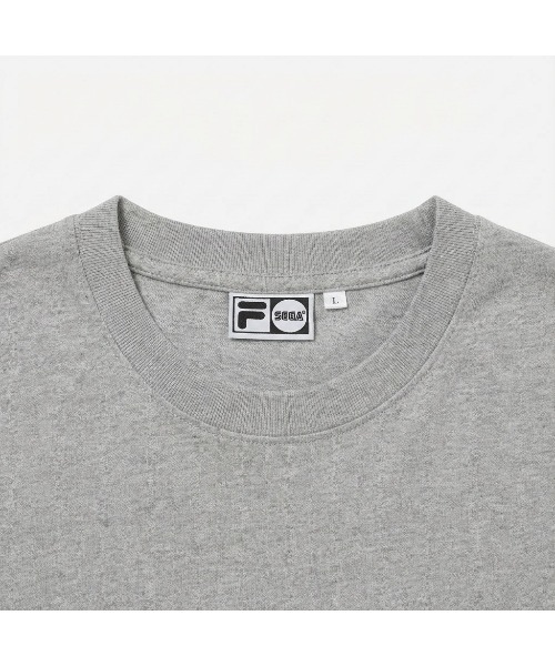 FILA(フィラ)の「S/S TEE / SEGA×FILAロゴプリントTシャツ(Tシャツ/カットソー・メンズ・グレー/ホワイト・M/S/XL/L)」の8枚目の写真