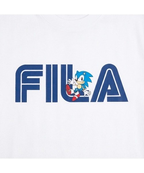 FILA(フィラ)の「S/S TEE / SEGA×FILAロゴプリントTシャツ(Tシャツ/カットソー・メンズ・グレー/ホワイト・M/S/XL/L)」の4枚目の写真