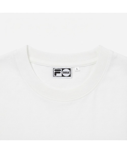 FILA(フィラ)の「S/S TEE / SEGA×FILAロゴプリントTシャツ(Tシャツ/カットソー・メンズ・グレー/ホワイト・M/S/XL/L)」の5枚目の写真