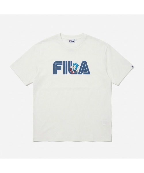 FILA(フィラ)の「S/S TEE / SEGA×FILAロゴプリントTシャツ(Tシャツ/カットソー・メンズ・グレー/ホワイト・M/S/XL/L)」の10枚目の写真