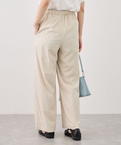 ROPE' PICNIC(ロペピクニック)の「レーヨンナイロンイージーワイドパンツ(その他パンツ・レディース・サックスブルー/オフホワイト/チャコールグレー/ネイビー・S/M/L)」の15枚目の写真