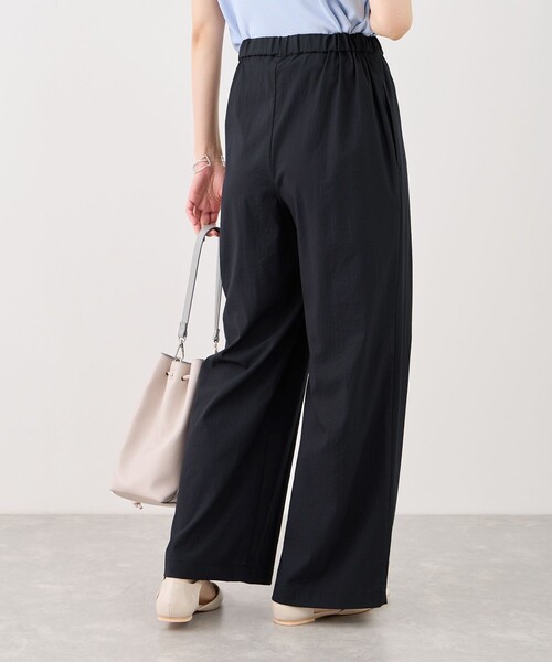 ROPE' PICNIC(ロペピクニック)の「レーヨンナイロンイージーワイドパンツ(その他パンツ・レディース・サックスブルー/オフホワイト/チャコールグレー/ネイビー・S/M/L)」の21枚目の写真