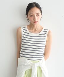 ニットタンクトップ