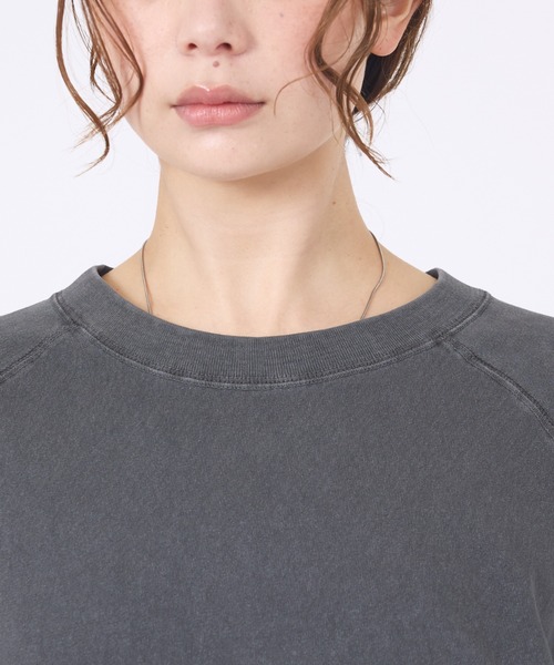 abahouse mavie(アバハウスマヴィ)の「【バックロゴ】ラグランプルオーバー(Tシャツ/カットソー・レディース・ベージュ/オフホワイト/チャコールグレー・フリー)」の20枚目の写真