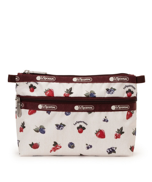 LeSportsac(レスポートサック)の「COSMETIC CLUTCH ベリーメロウACC(ポーチ・レディース・ホワイト・FREE)」の1枚目の写真