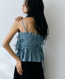 DRWCYS | サイドリボンシャーリングビスチェ(シャツ/ブラウス)