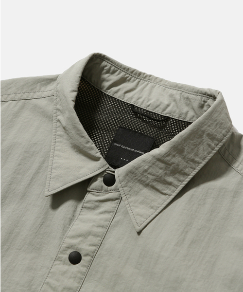 MOIF（モイフ）の「[SS26] RIDGE TRAIL H/S SHIRT / PALE SAGE（シャツ/ブラウス・メンズ・その他・1(S)/2(M)/3(L)）」の14枚目の写真
