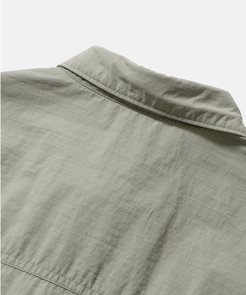 MOIF（モイフ）の「[SS26] RIDGE TRAIL H/S SHIRT / PALE SAGE（シャツ/ブラウス・メンズ・その他・1(S)/2(M)/3(L)）」の5枚目の写真