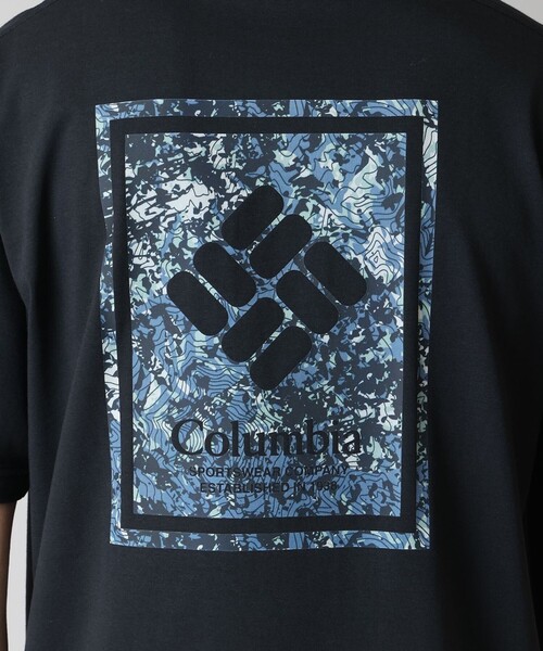Columbia(コロンビア)の「UVカット Columbia/ ヤハラフォレストグラフィック ショートスリーブ Tシャツ /コロンビア(Tシャツ/カットソー・メンズ・ブラック/パープル/ホワイト/ブラック系その他・L/S/XL/M)」の6枚目の写真