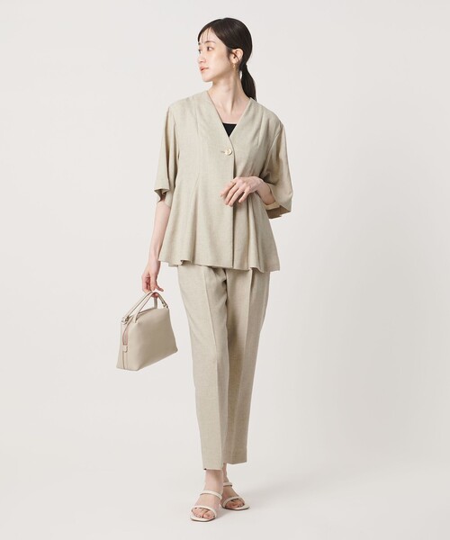 UNITED ARROWS(ユナイテッドアローズ)の「Spiree IAS ブラウス ‐UVカット 接触冷感 ウォッシャブル‐(シャツ/ブラウス・レディース・ナチュラル/ネイビー・FREE)」の20枚目の写真
