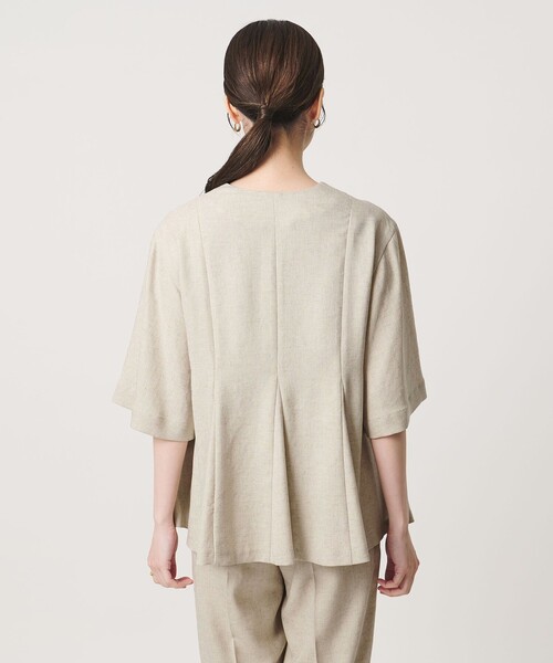 UNITED ARROWS(ユナイテッドアローズ)の「Spiree IAS ブラウス ‐UVカット 接触冷感 ウォッシャブル‐(シャツ/ブラウス・レディース・ナチュラル/ネイビー・FREE)」の15枚目の写真