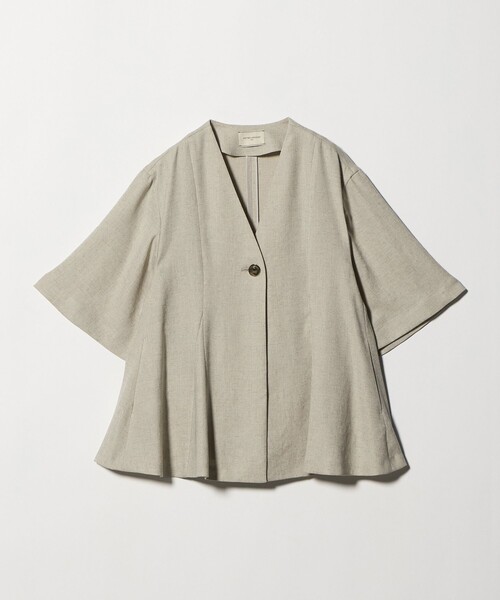UNITED ARROWS(ユナイテッドアローズ)の「Spiree IAS ブラウス ‐UVカット 接触冷感 ウォッシャブル‐(シャツ/ブラウス・レディース・ナチュラル/ネイビー・FREE)」の7枚目の写真