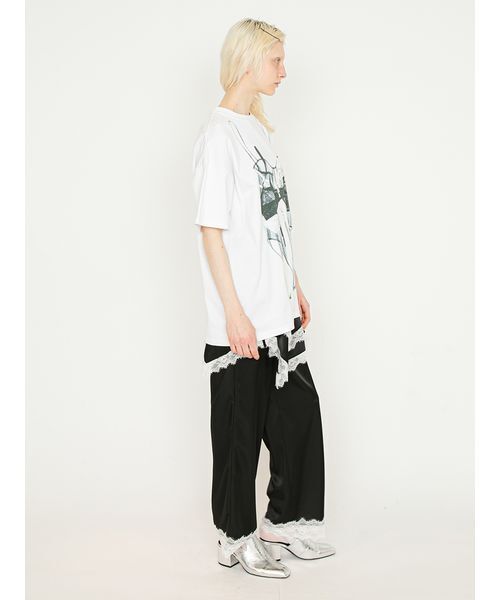 SORIN（ソリン　）の「【ご好評につき追加生産決定】Bra Printed Big T-shirt/ブラプリント ビッグTシャツ（Tシャツ/カットソー・レディース・ホワイト/グレー・38）」の7枚目の写真