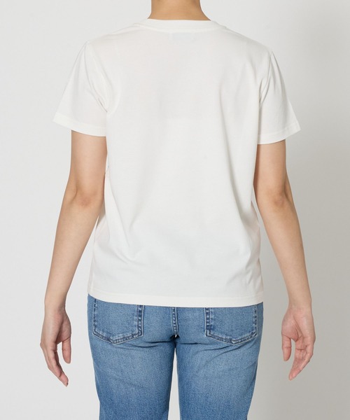 BARNYARDSTORM(バンヤードストーム)の「BARNYARDSTORM / BIGロゴTシャツ/マシンウォッシャブル(Tシャツ/カットソー・レディース・ベージュ/ネイビー/ホワイト・FREE)」の19枚目の写真