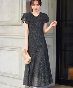 セール】LADYスモールフラワーレースワンピース 【オケージョンドレス