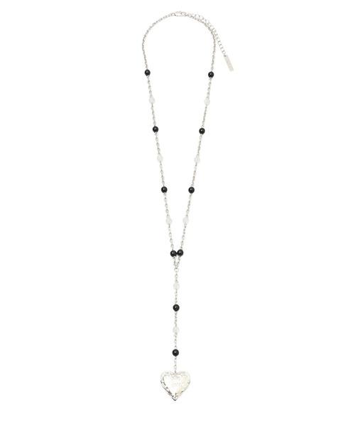 X-girl(エックスガール)の「X-GIRL ENGRAVED HEART NECKLACE(ネックレス・レディース・シルバー・ONE SIZE)」の4枚目の写真