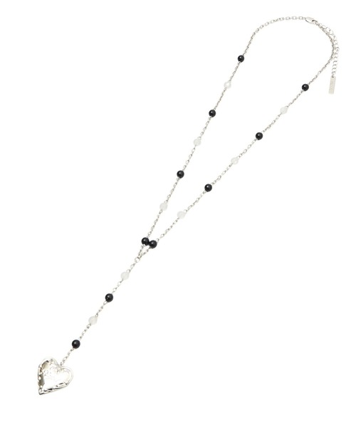 X-girl(エックスガール)の「X-GIRL ENGRAVED HEART NECKLACE(ネックレス・レディース・シルバー・ONE SIZE)」の5枚目の写真